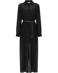 MICHAEL Michael Kors - Michael By Michael Kors Chemise Long Dress - Lyst