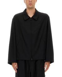 Y-3 - Boxy Wool Jacket With Minimalist Design - Lyst