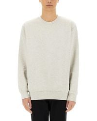 A.P.C. - Regular Fit Cotton Sweatshirt - Lyst