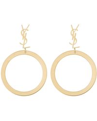 Saint Laurent - 'Cassandre' Earrings - Lyst