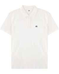C.P. Company - Polo With Logo - Lyst
