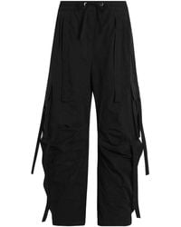 Dolce & Gabbana - Dolce & Gabbana Waxed Faille Cargo Trousers - Lyst
