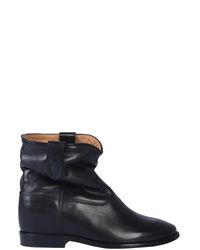 Isabel Marant STIVALE CLUSTER IN PELLE - Nero