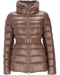 Herno - Piumino Con Cintura - Lyst