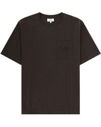 Maison Kitsuné - Solid Crew Neck T-Shirt - Lyst