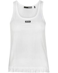 ROTATE BIRGER CHRISTENSEN - Logo Scoop Neck Top - Lyst