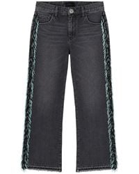 Alanui - Jeans Con Frange Di Perline - Lyst