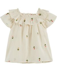Emile Et Ida - Vestitino Con Tulipani - Lyst