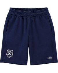 BOSS - Shorts Con Grafica Football - Lyst