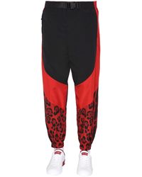 Dolce & Gabbana - Dolce & Gabbana Jogging Pants With Animal Print - Lyst