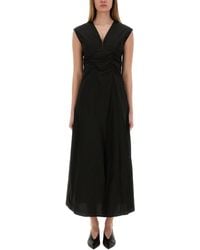 Alysi - Long Poplin Dress - Lyst