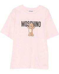 Moschino - "Teddy Bear" Logo T Shirt - Lyst