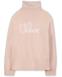 Chloé - Pull With Logo - Lyst