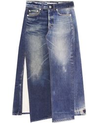 Our Legacy - Patchwork Midi Skirt - Lyst