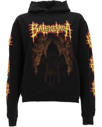 Balenciaga - Felpa Con Logo - Lyst