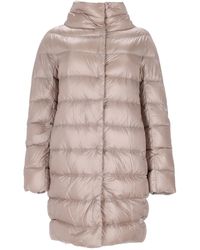 Herno - Piumino Lungo Trapuntato - Lyst