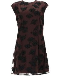 ROTATE BIRGER CHRISTENSEN - Embroidered Sleeveless Mini Dress - Lyst