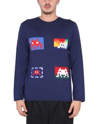 Comme des Garçons - Pixelated Graphic Wool Jersey Sweater - Lyst