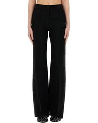 Jil Sander - Viscose Blend High-Waisted Pants - Lyst
