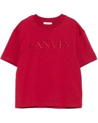Lanvin - T Shirt With Logo - Lyst