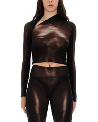 Jean Paul Gaultier - Body Dust" Print Top - Lyst