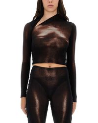 Jean Paul Gaultier - Body Dust" Print Top - Lyst