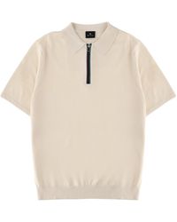 Paul Smith - Polo Shirt Zip Organic Cotton - Lyst