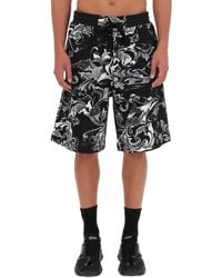 Versace Jeans Couture - Short Pocelain Baroque - Lyst
