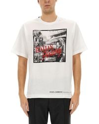 Dolce & Gabbana - T-Shirt With Print - Lyst