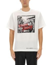 Dolce & Gabbana - T-Shirt With Print - Lyst