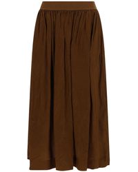 Uma Wang - High Waist Midi Skirt - Lyst