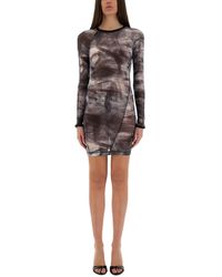 Helmut Lang - Abito "Scribble Twisted" - Lyst