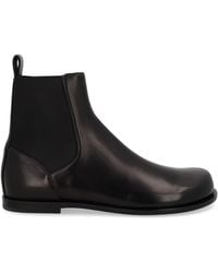 Fendi - Leather Chelsea Boots - Lyst