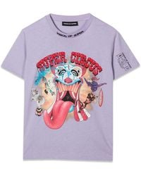 Vision Of Super - Lilac Kids T-Shirt With Tongue Print - Lyst