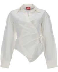 DIESEL - Camicia Con Chiusura A Portafoglio - Lyst