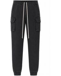 Rick Owens - Mastodon Cut Relaxed Cargo Cotton Jeans - Lyst