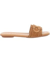 Hogan - Logo Flats - Lyst