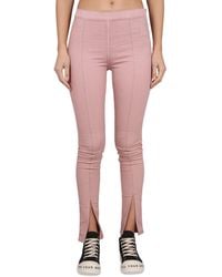 Rick Owens - Mini Denim Leggings With Elastic Waistband - Lyst