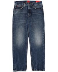 HUGO - Cotton Denim Jeans - Lyst