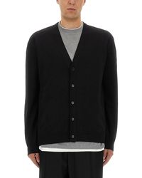 Jil Sander - Classic V-Neck Merino Wool Cardigan - Lyst