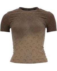 Marine Serre - T-Shirt "Faded Moon" - Lyst