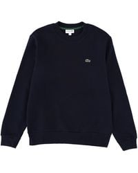 Lacoste - Fleece Sweatshirt With Logo - Lyst