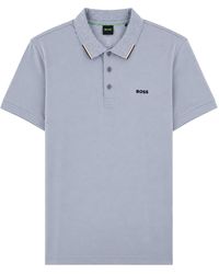 BOSS - Polo Con Logo - Lyst