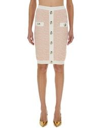 Balmain - Polyamide Skirts - Lyst