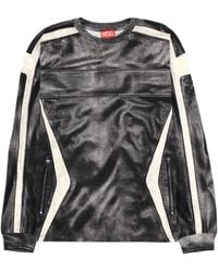 DIESEL - Color Block T-Shirt - Lyst