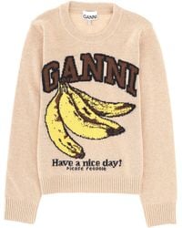 Ganni - Wool Jersey - Lyst