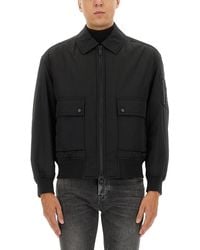 BOSS - Bomber Jacket With Removable Lining - Lyst