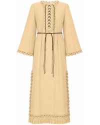 Zimmermann - Abito Midi "Mahon" - Lyst