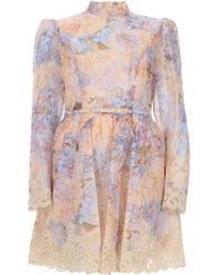 Zimmermann - Mini Abito Con Inserti Valiant - Lyst