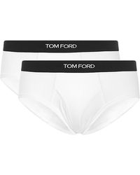 Tom Ford - Set Of 2 Logo-Waistband Cotton Briefs - Lyst